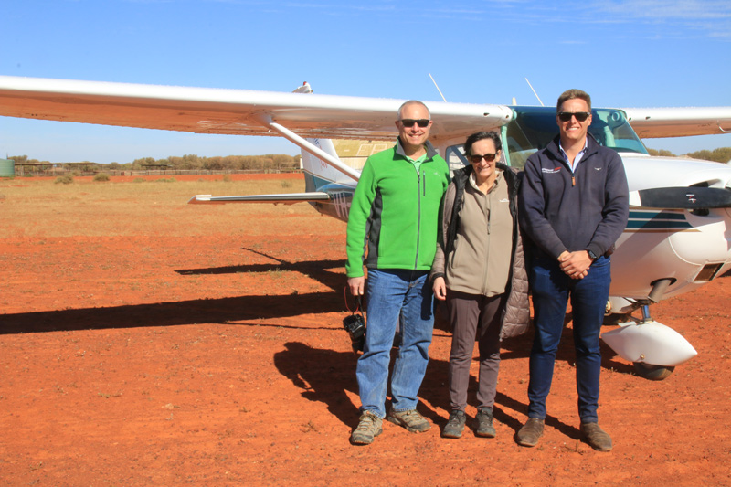 Fly in on our historical air strip at Mt Eba Station